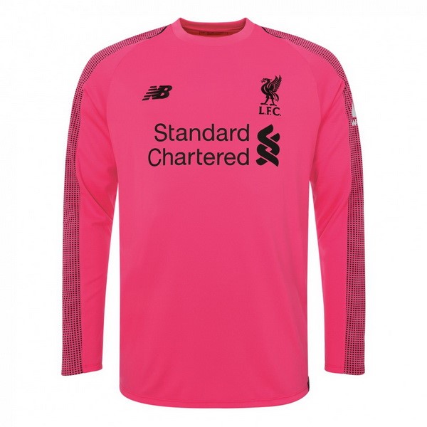 Camiseta Liverpool Replica Tercera Ropa Manga Larga Portero 2018/19 Rosa